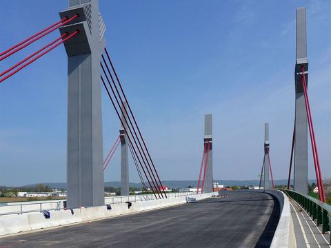 Schrägseilbrücke - Bad Oeynhausen